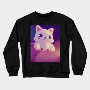 bee and puppycat 3d sad Crewneck Sweatshirt